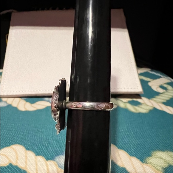 Sterling Aurora opal ring - Picture 5 of 11